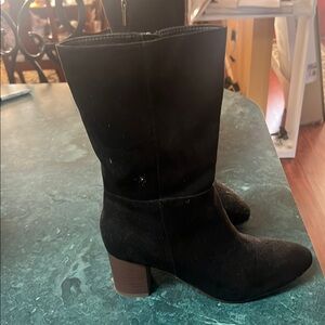 Women's Black Suede Boots